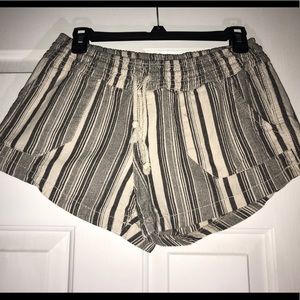Vertically Stripped Shorts